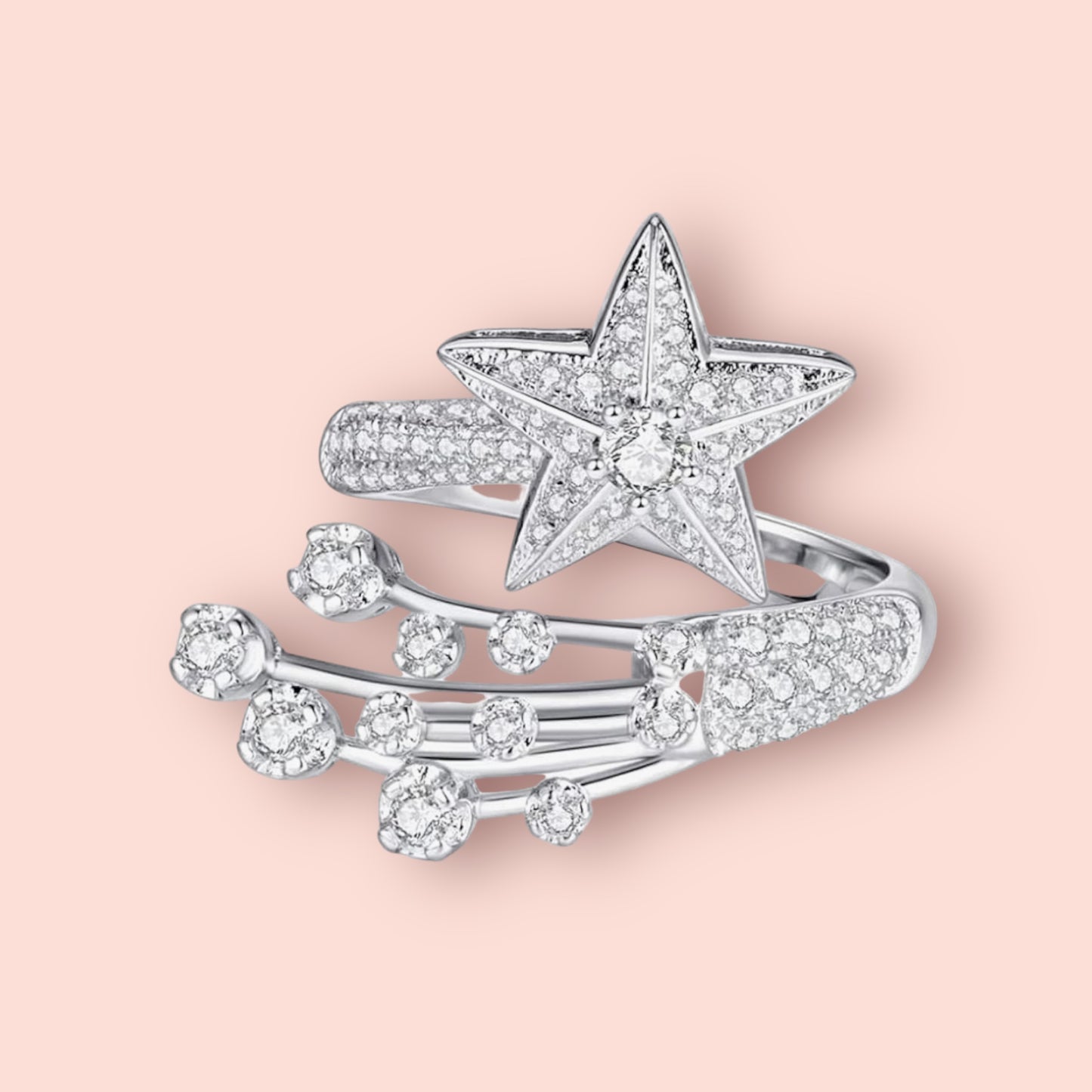 Shooting Star Ring Adjustable