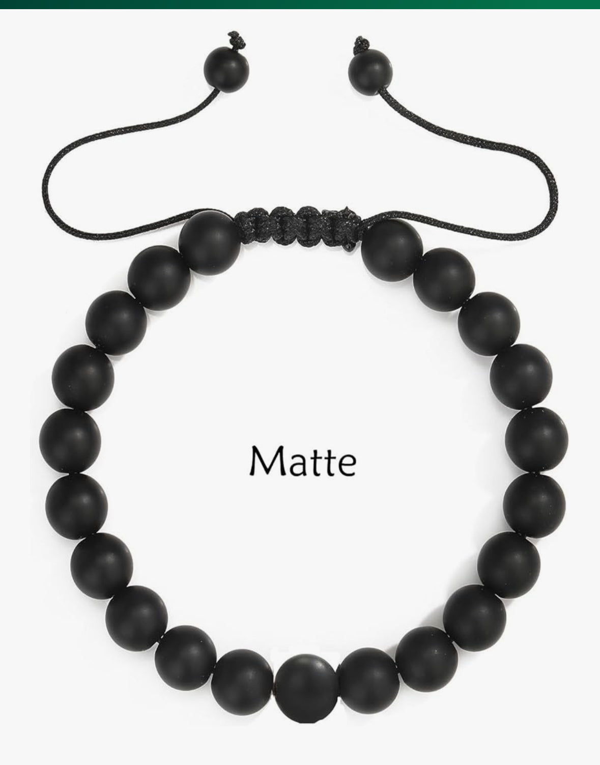 Beaded Bracelets Lava Rock Beads (2 Piece)