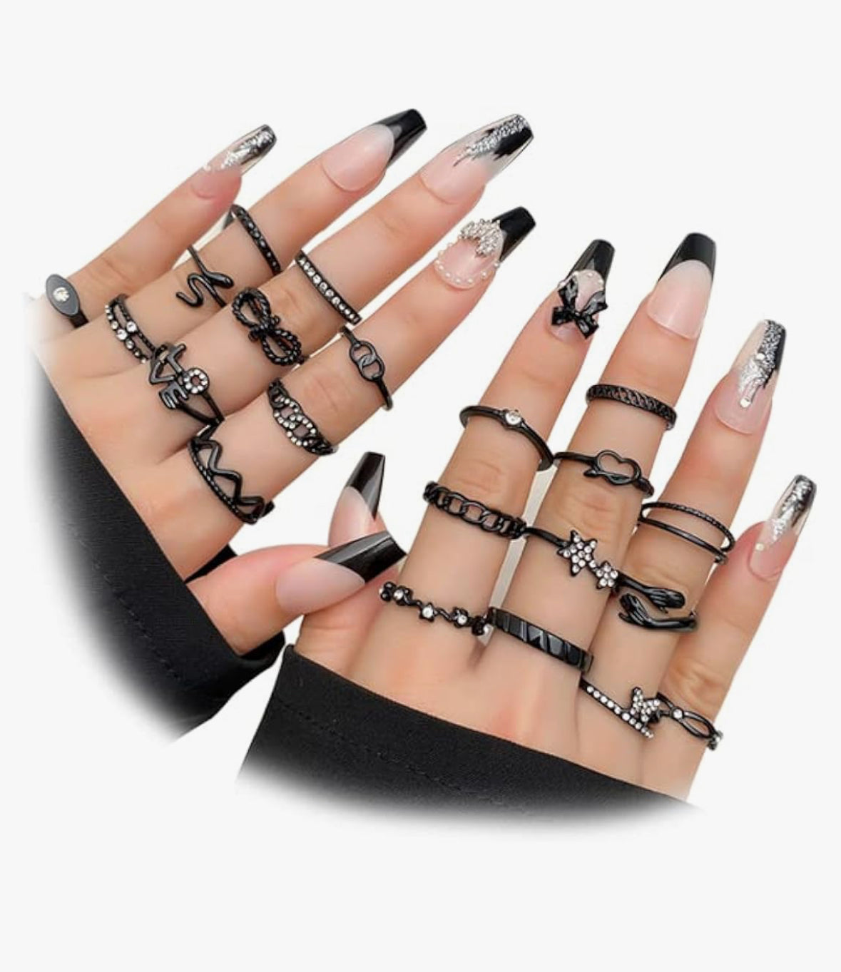 Glam Stackable Ring Set 24 pcs