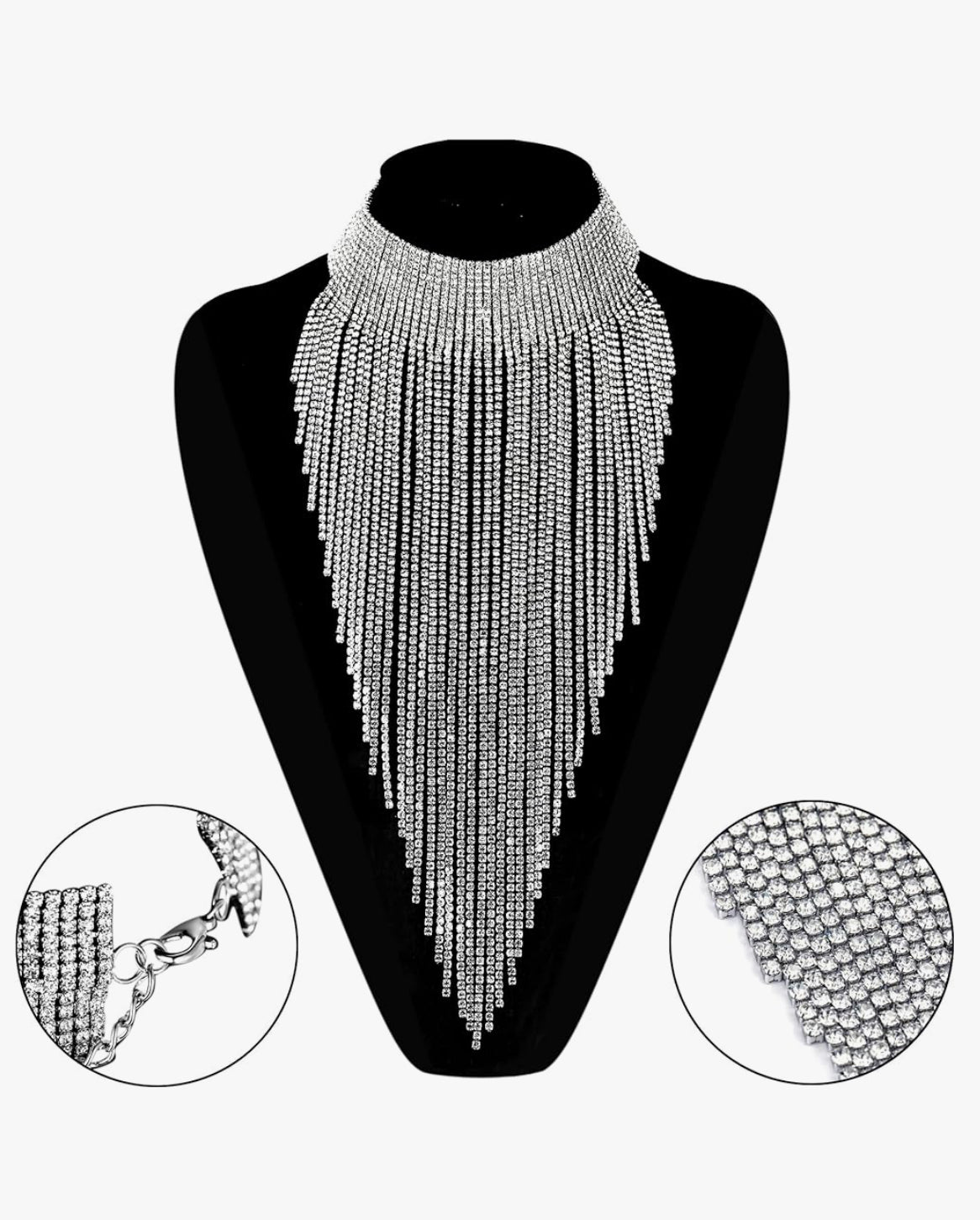 Rhinestone Statement Necklace