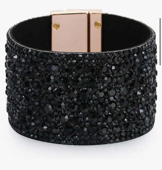 Rhinestone Cuff Bracelet